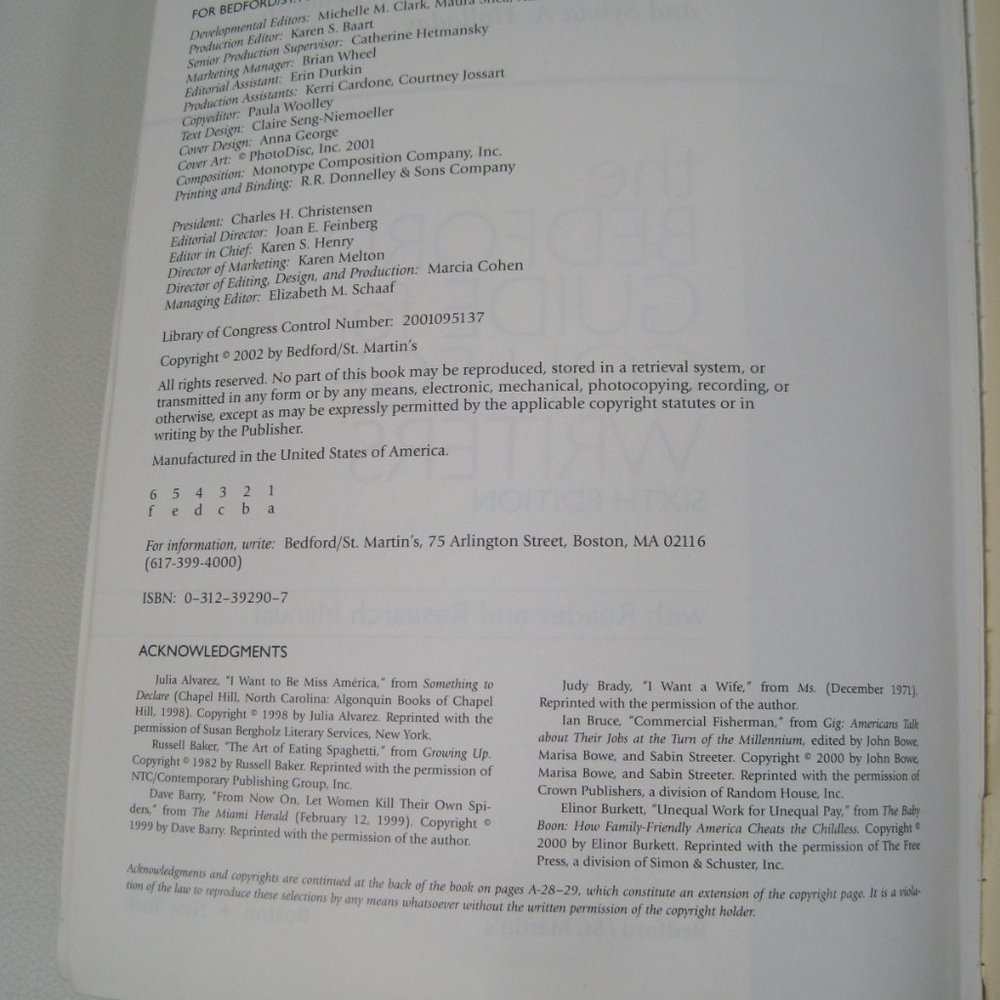 The Bedford Guide for College Writers 6th Edition - Picture 2 of 4